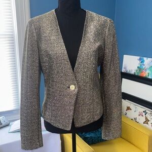 Forever 21 Metallic Bronze Shimmer Blazer size large
